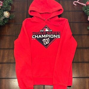 Washington Nationals World Series 2019 Champions Men’s Hoodie Size Small